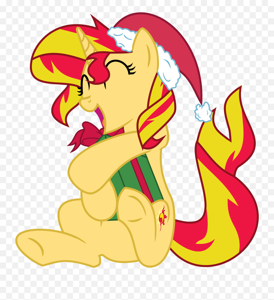 Gives Sunset I - Mlp Sunset Shimmer Christmas Emoji,Gyro Emoji