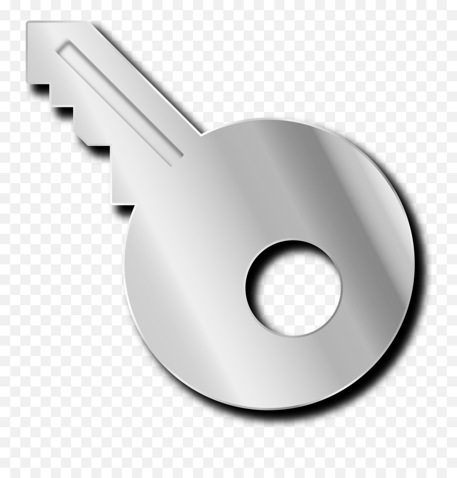 Metal Key Vector Clipart Image - Metal Clipart Emoji,Music Notes Box Emoji