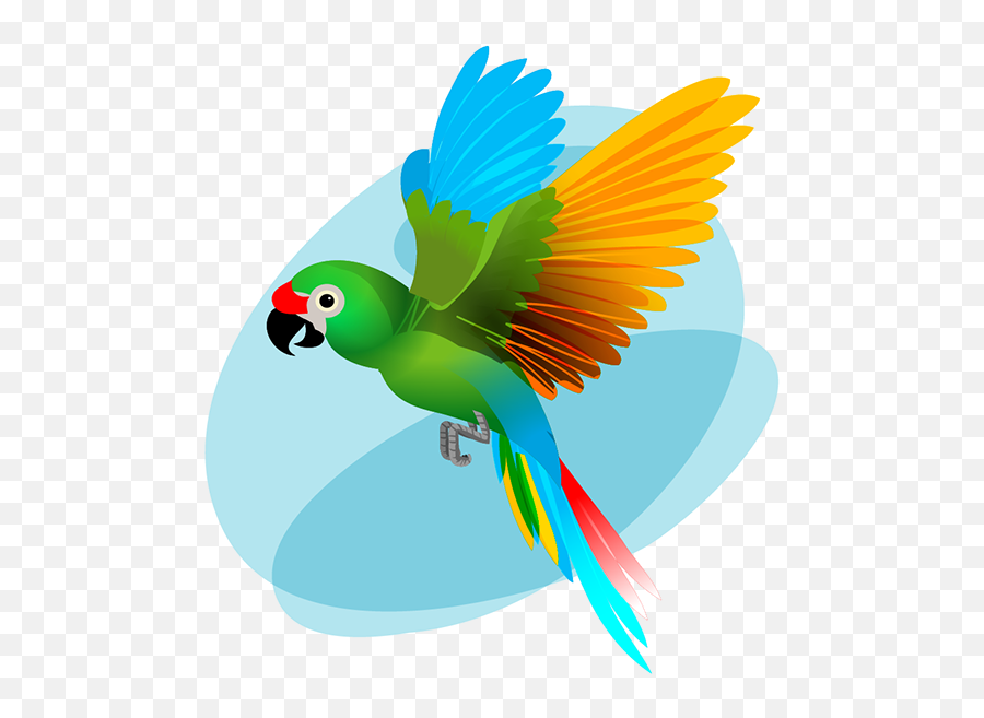 Bichos Mexicanos - Guacamaya Verde Dibujo Emoji,Parrot Emoticon