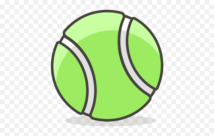 Tennis Ball Free Icon Of Another Emoji - Simbolo Mapuche Vector,Tennis Emoji