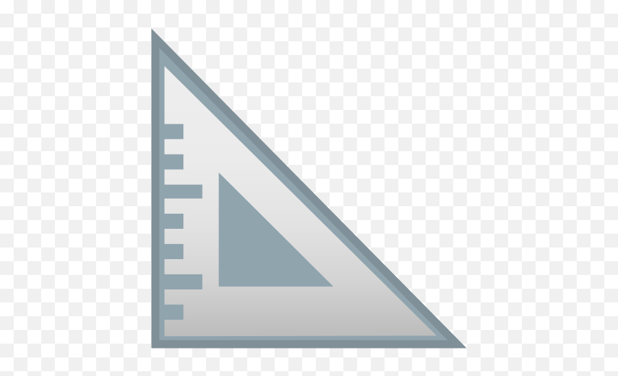 Triangular Ruler Emoji Meaning With Pictures - Emoji Ruler,Ruler Emoji