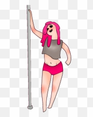 Stripper Stickers For Android Ios - Stripper On Pole Cartoon Emoji,Pole Dancer Emoji
