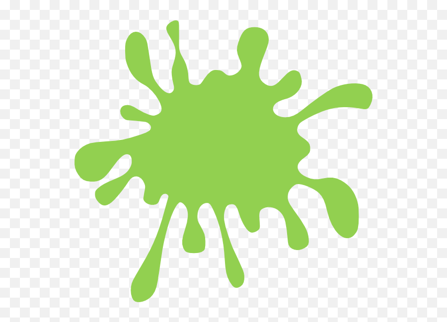 Green Clip Art At Vector Clip Art Png - Paint Splat Shape Emoji,Splash Emoji Png