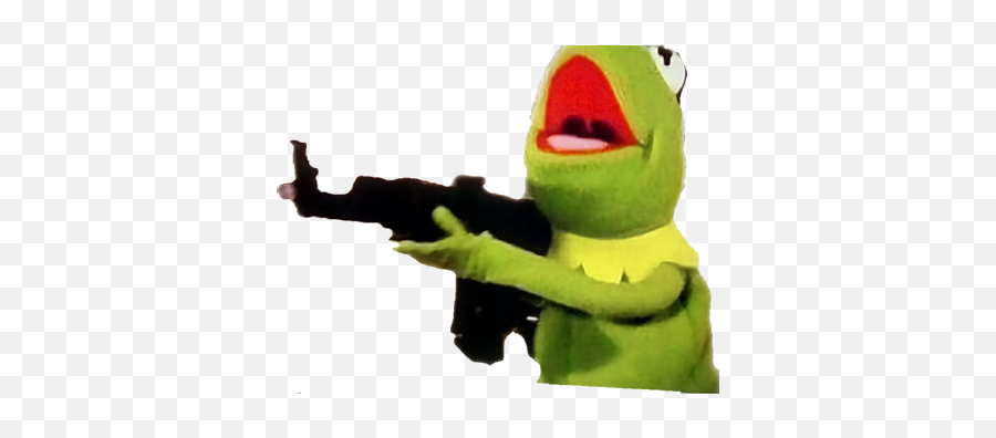 Meme Shoot - Kermit Meme Emoji,Gun Emoji Meme