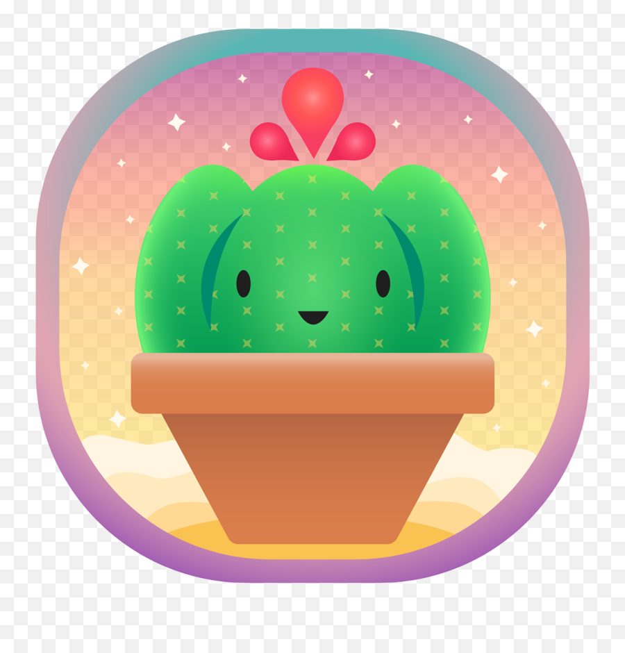 Cactus Succulent - Illustration Emoji,Cactus Emoji