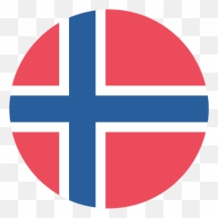 Svalbard et Jan Mayen drapeau image clipart Téléchargement - Circle Norway Flag Emoji