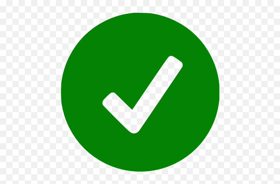 Green Ok Icon - Ok Icon Gif Emoji,Check Emoticon