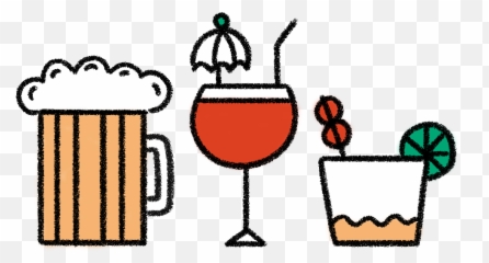 Happy - Wine Glass Emoji