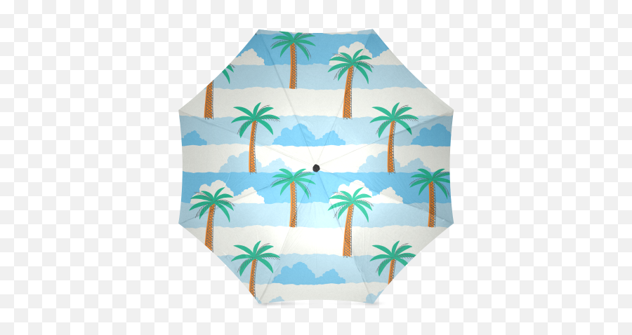 Us 2999 Interestprint Stylish Palm Tree Hawaiian Beach Cloud Foldable Umbrella - Fresh Emoji,Black Umbrella Emoji