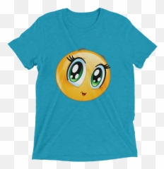 Cute Manga Girl Emoji T Shirt - Donald Duck Tshirt,Two Girl Emoji