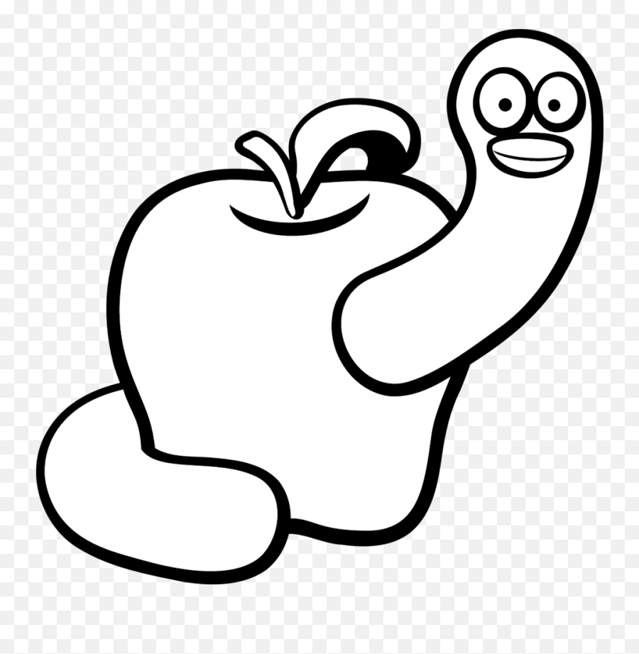 Clip Art Image - Worm Clip Art Emoji,Question Mark Emoji Apple