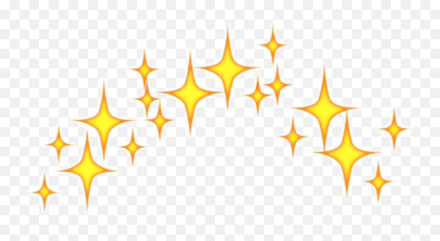 Crown Emoji Sparkle Tumblr Starsfreetoedit - Sparkle Emoji Crown Png,Sparkling Emoji