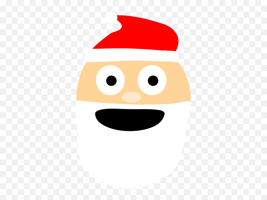Santa Emoji - Clip Art,X Emoji