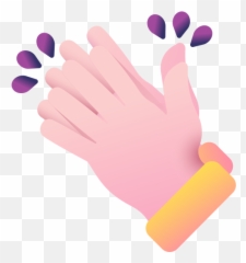 Clapping - Clip Art Emoji,Hand Clapping Emoji