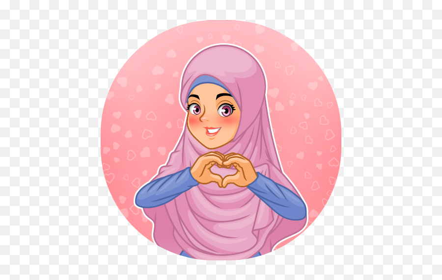 Muslim Hijab Stickers For Whatsapp - Hijab Stickers Emoji,Hijab Emoji Download