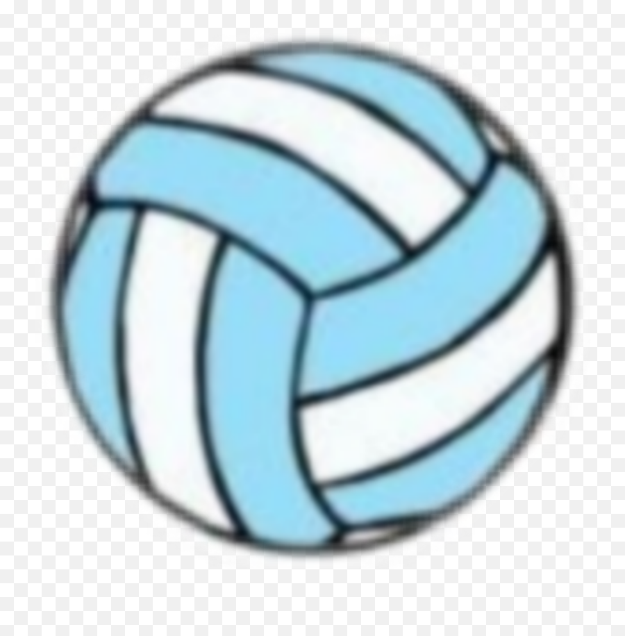 Aesthetic Blue Volley Volleyball Ball - Aesthetic Volleyball Emoji,Water Polo Ball Emoji