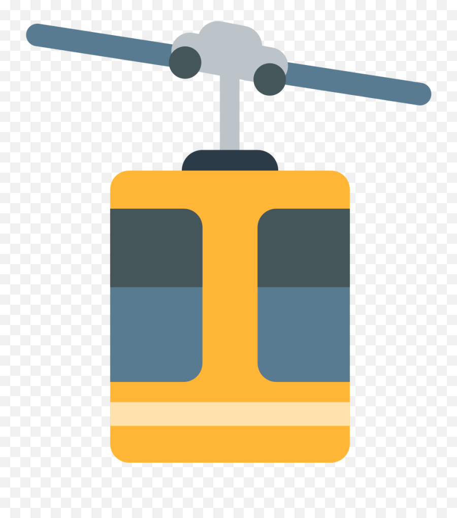 Fxemoji U1f6a1 - Aerial Tramway Emoji,Helicopter Emoji