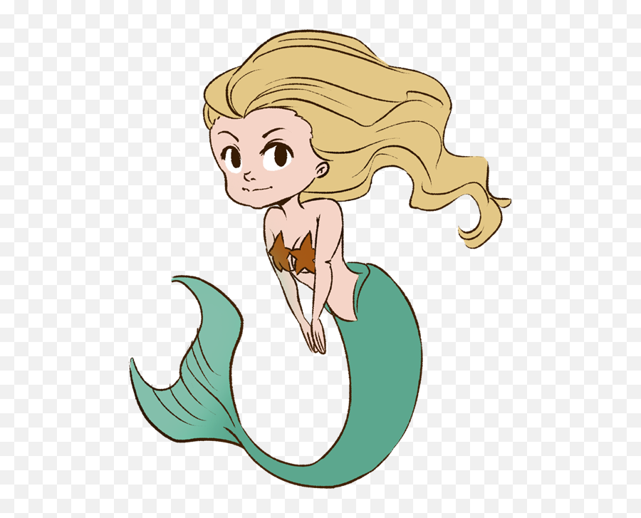 Mermaid Clipart Background Mermaid - Cartoon Mermaid Transparent Background Emoji,Merman Emoji