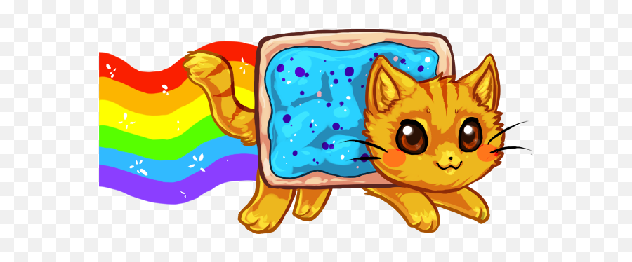 Blueberry Nyan Cat - Nyan Cat Art Emoji,Nyan Cat Emoji
