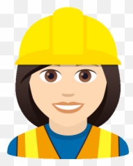 Construction Worker Joypixels Gif - Constructionworker Joypixels Builder Discover U0026 Share Gifs Emoji Women Currly Hair,Construction Equipment Emoji