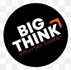 Big Think Smarter Faster Gif - Youtube Channel Emoji