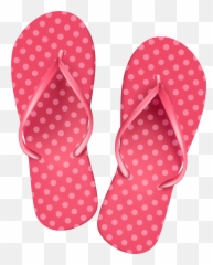 Pink Flip Flops Clip Art Image - Transparent Background Png Emoji