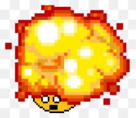 Pixilart - Explosion Pixel Art Png Emoji