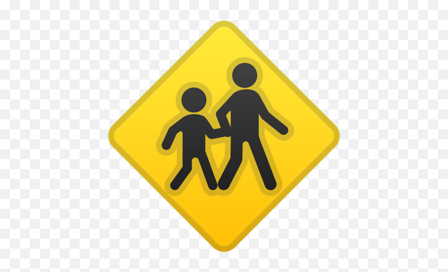 Children Crossing Emoji Meaning With Pictures - Crossing Icon,Warning Emoji