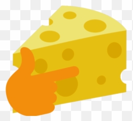Thinking Emoji - Cheese Wedge,Hyperthink Emoji
