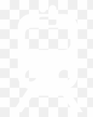 White Train Icon - Transparent Background Train Icon White Emoji,Train Emoticon