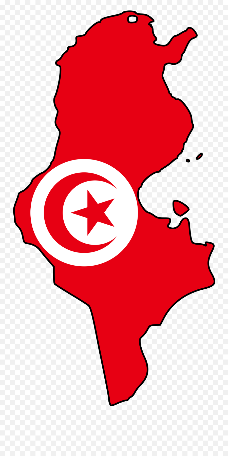 Tunisia Flag Map - Tunisia Flag Map Png Emoji,Italian Flag Emoji