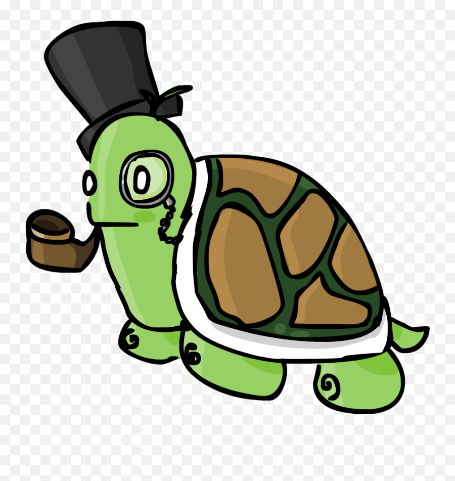 Turtle Clipart Evil Picture - Transparent Turtle With Monocle Emoji,Google Turtle Emoji