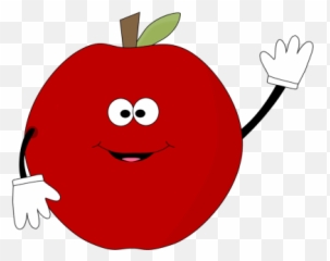 Clipart Apple With Face - Apples With Faces Transparent Emoji,Red Apple Emoji