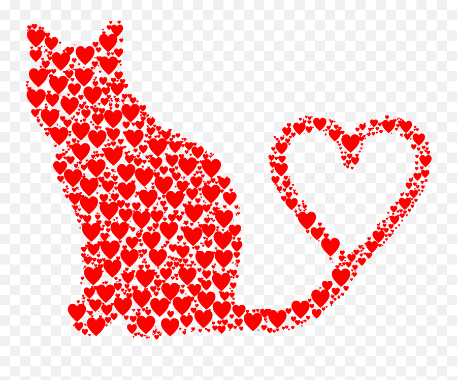 Download Emoji Cat Heart Eyes Png - Cats And Hearts Clip Art,Heart Eyes Emoji Code