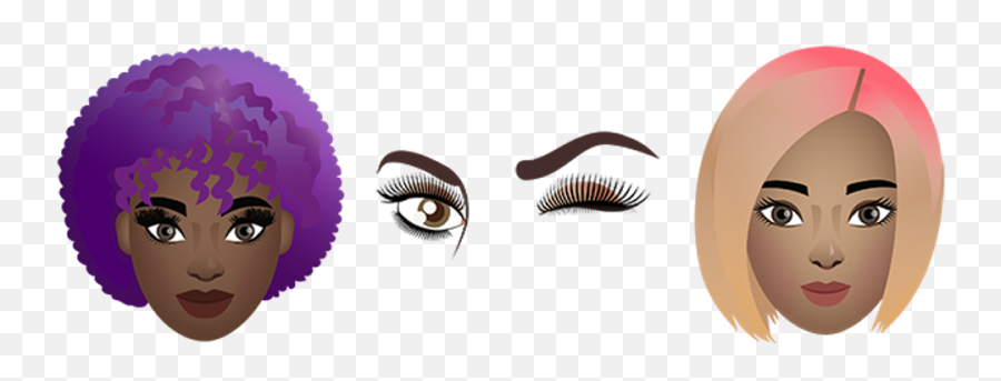 Emojis De Belleza - Eyelash Extensions Emoji,Teclados Emojis Gratis