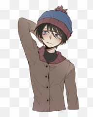 Anime Animeboy Nervous Timid Bashful Shy Boy Winteroutf - Drawing Emoji