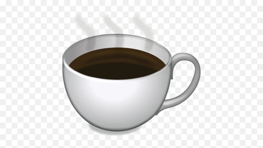 Hot Coffee Emoji - Coffee Cup Emoji Png,Coffee Cup Emoji