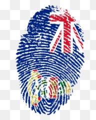 Cayman Islands Flag Fingerprint Country - Us Virgin Emoji
