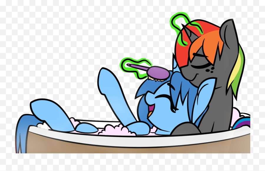 Shinodage Bathtub Brush Bubble Bath - Clip Art Emoji,Bubble Bath Emoji
