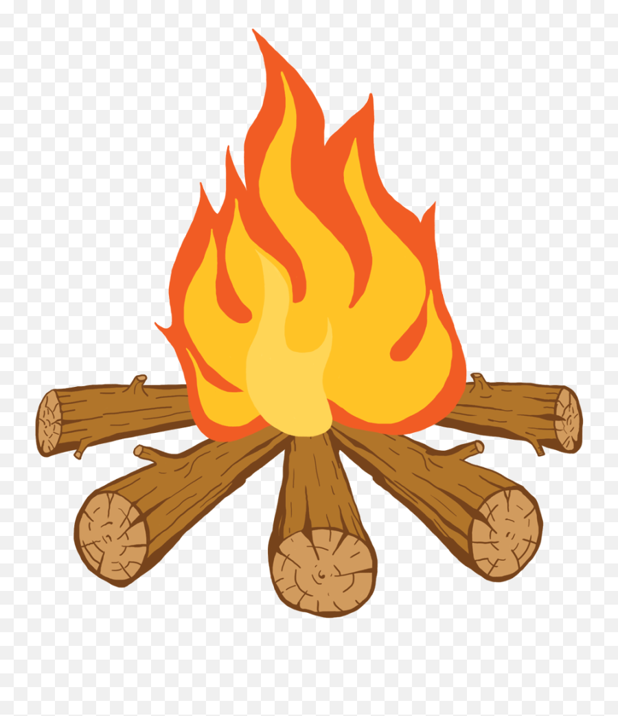 Clipart Winter Campfire Clipart Winter Campfire Transparent - Clip Art Fire Wood Emoji,Winter Emojis