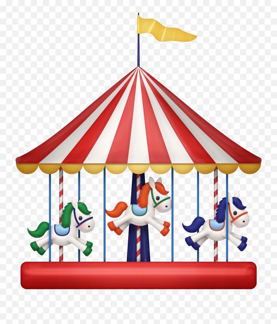 Rollercoaster Clipart Carnival - Mary Go Round Cartoon Emoji,Rollercoaster Emoji