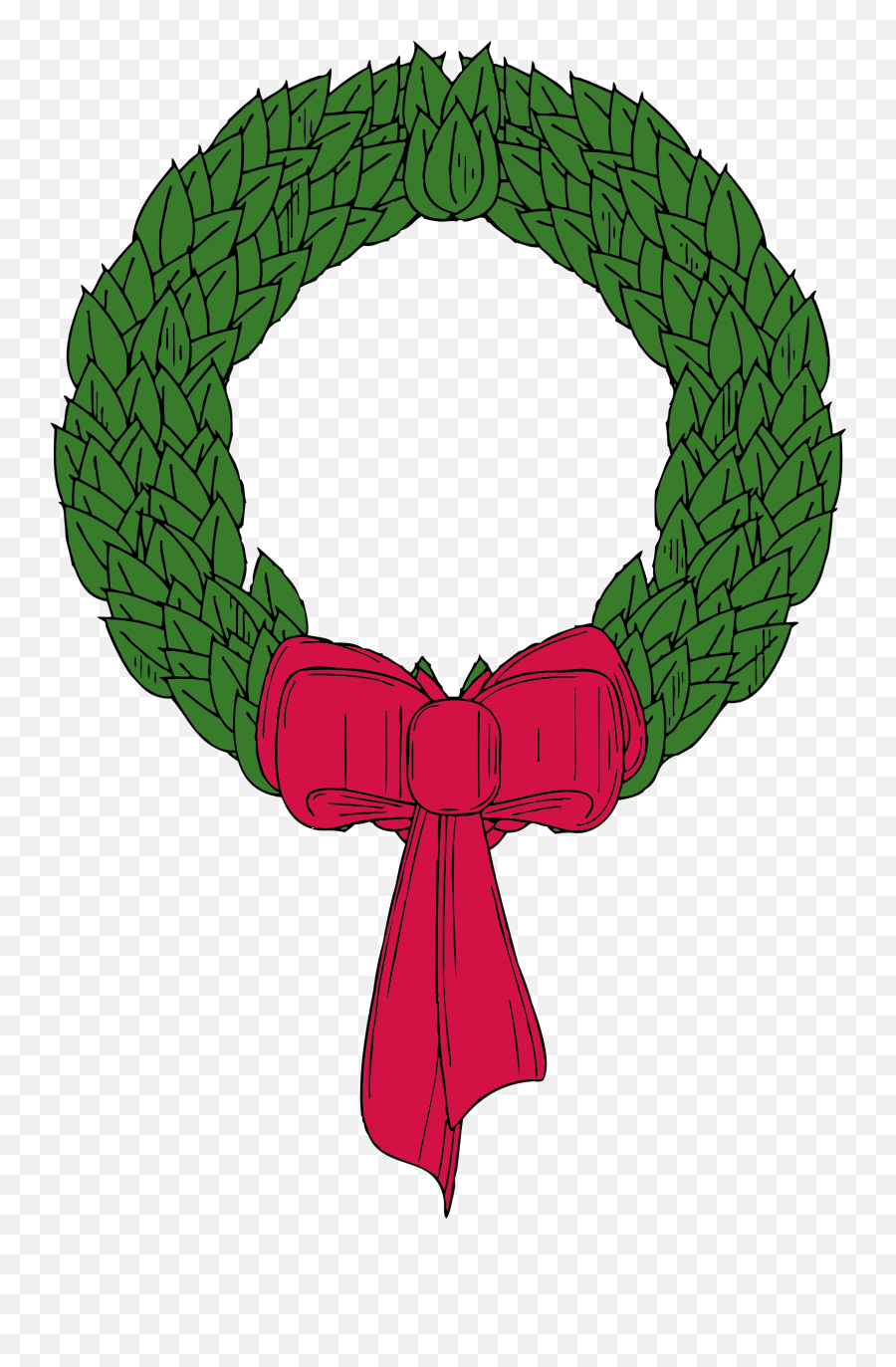 Christmas Wreath - Christmas Wreath Clip Art Emoji,Emoji Christmas
