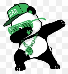 Panda Clipart Dabbing Panda Dabbing Transparent Free For - Transparent Dabbing Panda Emoji,Dabbing Emoji