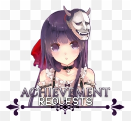 Achievement Request Thread - Anime Girl Purple Hair Cute Emoji,Tada Emoji