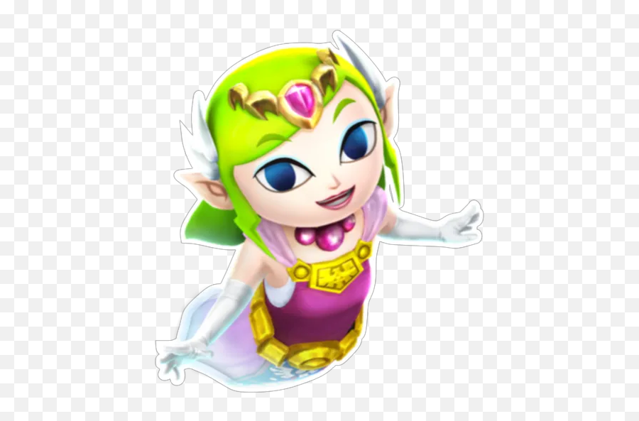 The Legend Of Zelda Stickers For Whatsapp - Toon Zelda Hyrule Warriors Emoji,Zelda Emoji