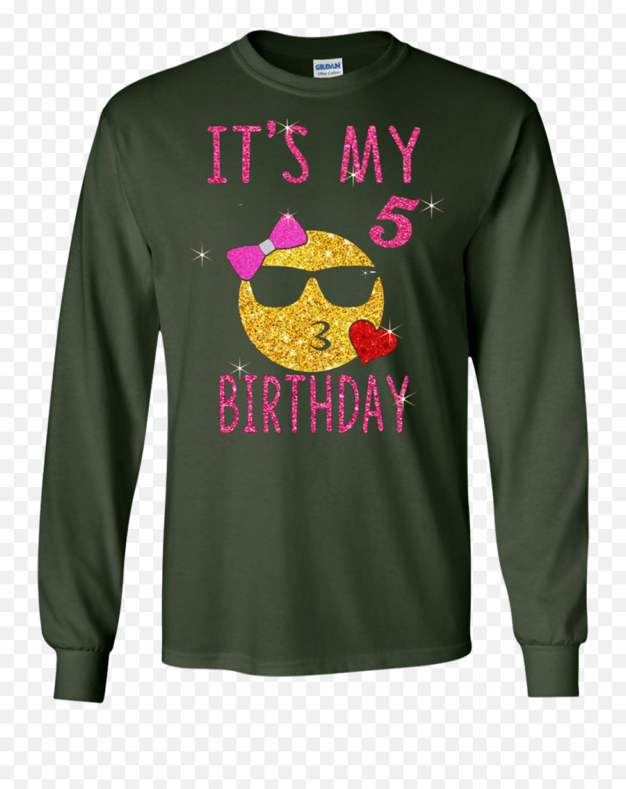Cute Emoji 5 Years Old Shirt Itu0027s My 5th Birthday Gift - Grinch T Shirt,Cute Emoji Text