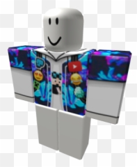 DanTDM Brofist Jacket wBackpack - Roblox Blue Noob Shirt Emoji