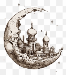 mosque ramadan islam islamic - Sticker by cddn Beautiful Drawings Of Moon Emoji