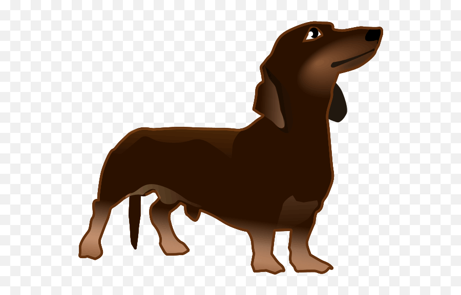 Transparent Dachshund Clipart - Transparent Dachshund Clip Art Emoji,Wiener Dog Emoji