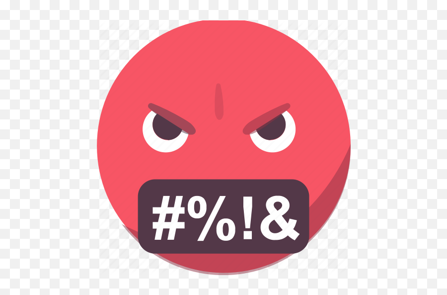 Svg Angry Emoji Emoticon - Circle,Emoji Face Svg